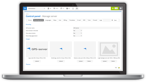 Hosted software server view